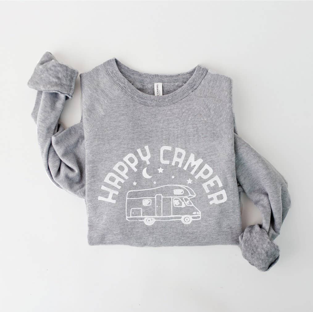HAPPY CAMPER Graphic Sweatshirt
