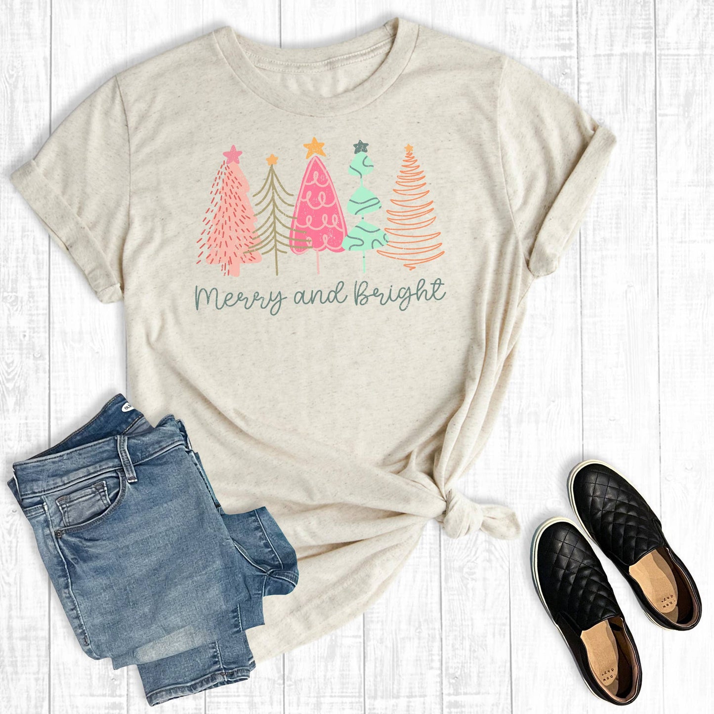 Merry And Bright Graphic Tee