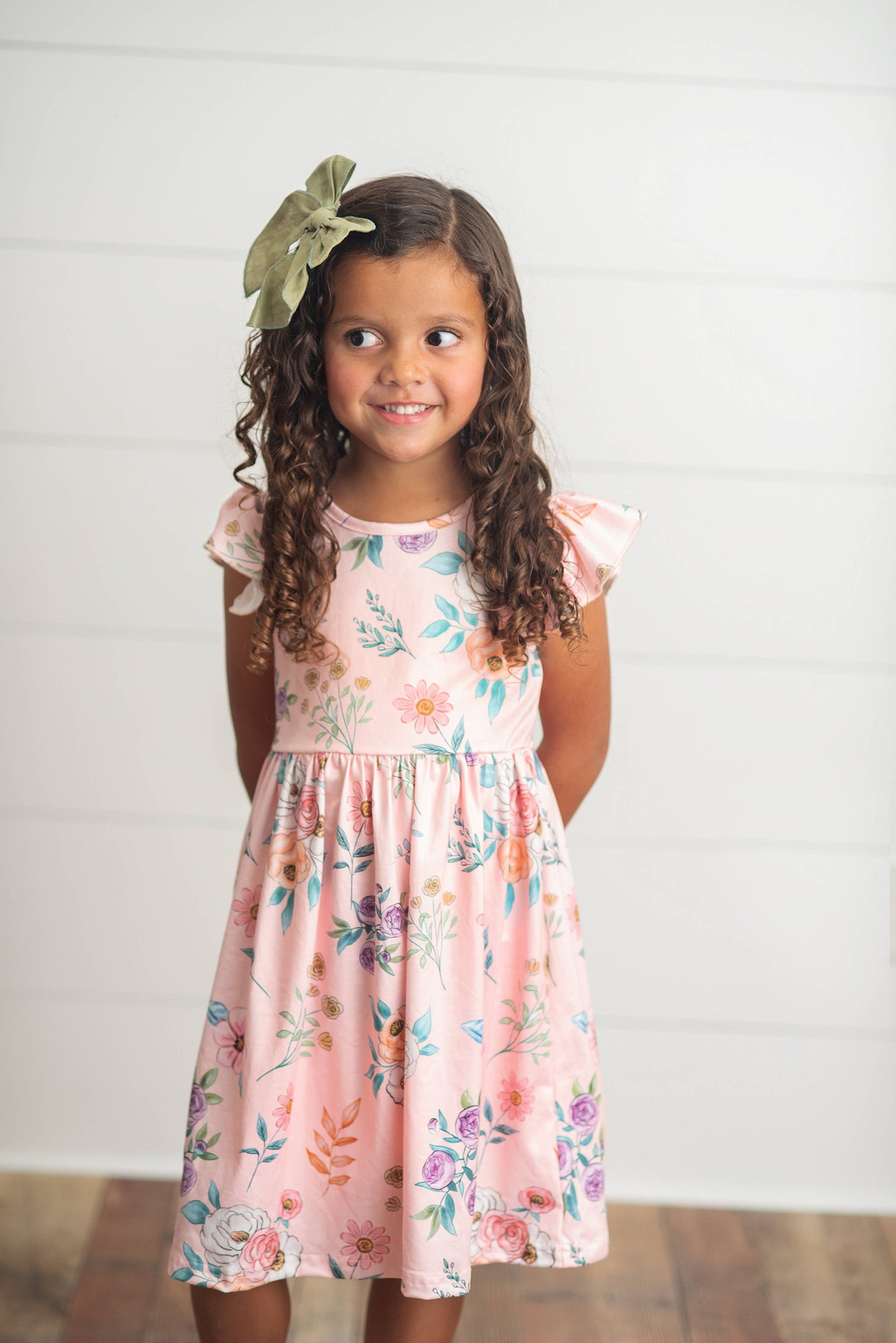 Kids Floral Spring Dress