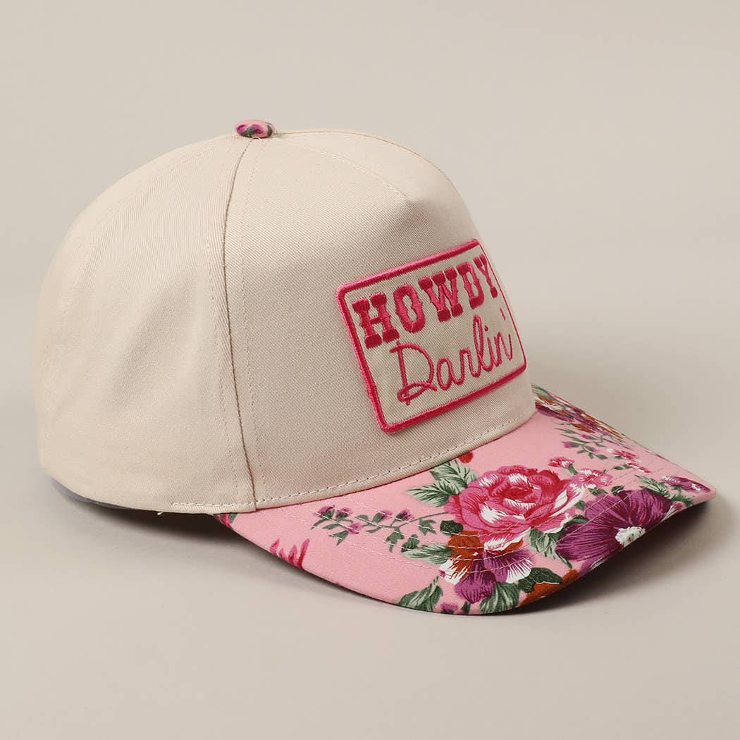 HOWDY Darlin' Floral Hat