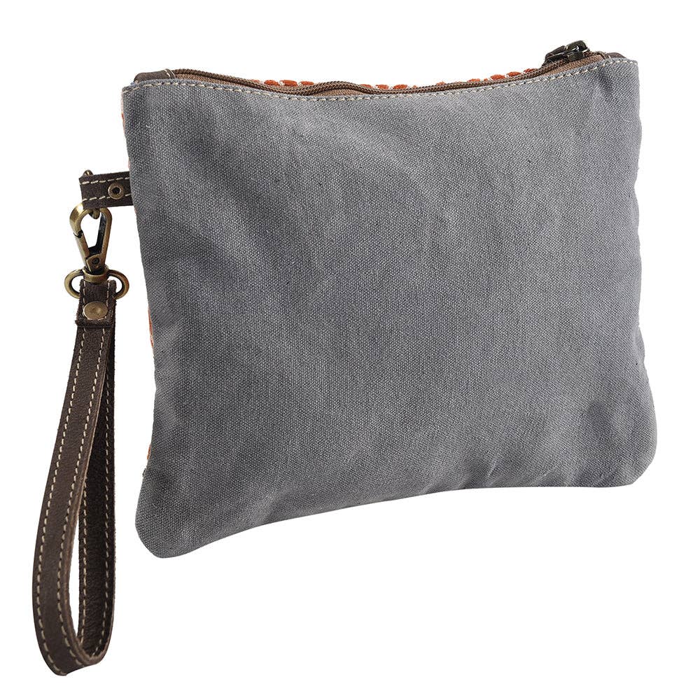 Canvas Wristlet Bag