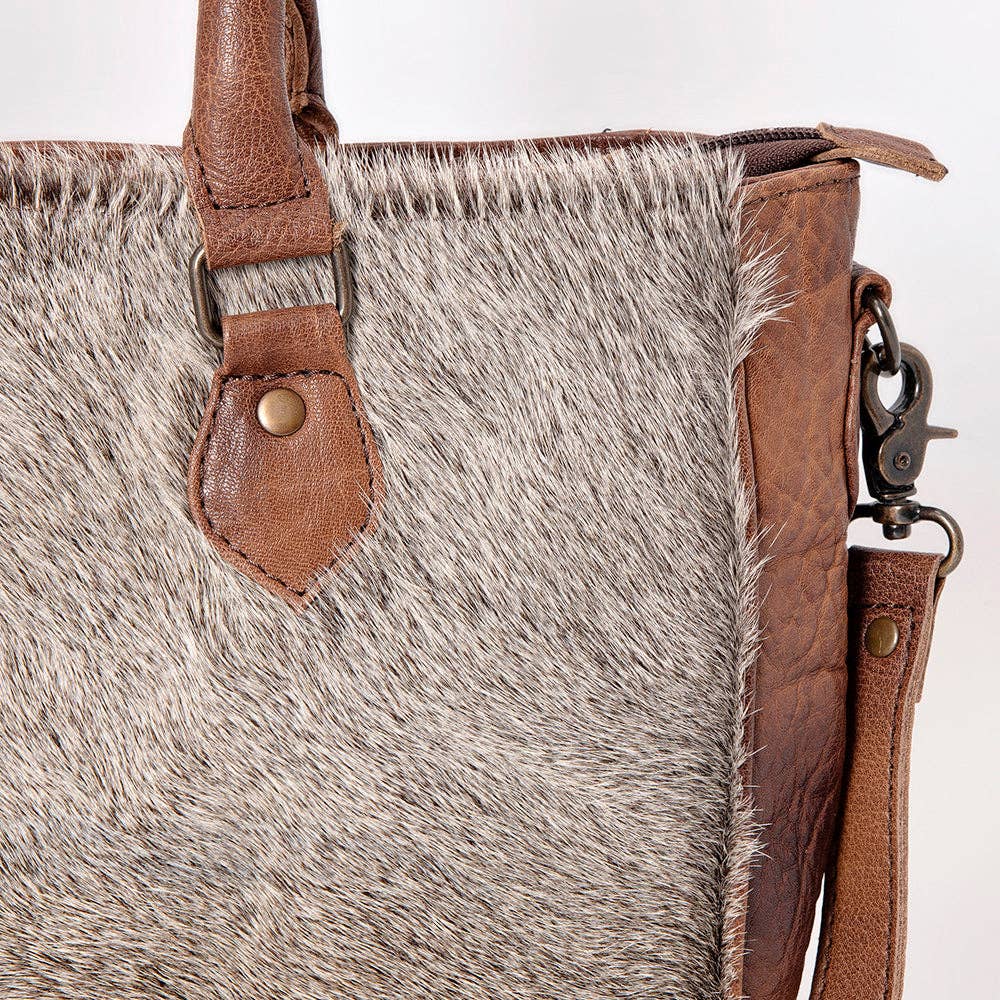 Cowhide Genuine Leather Tote Bag