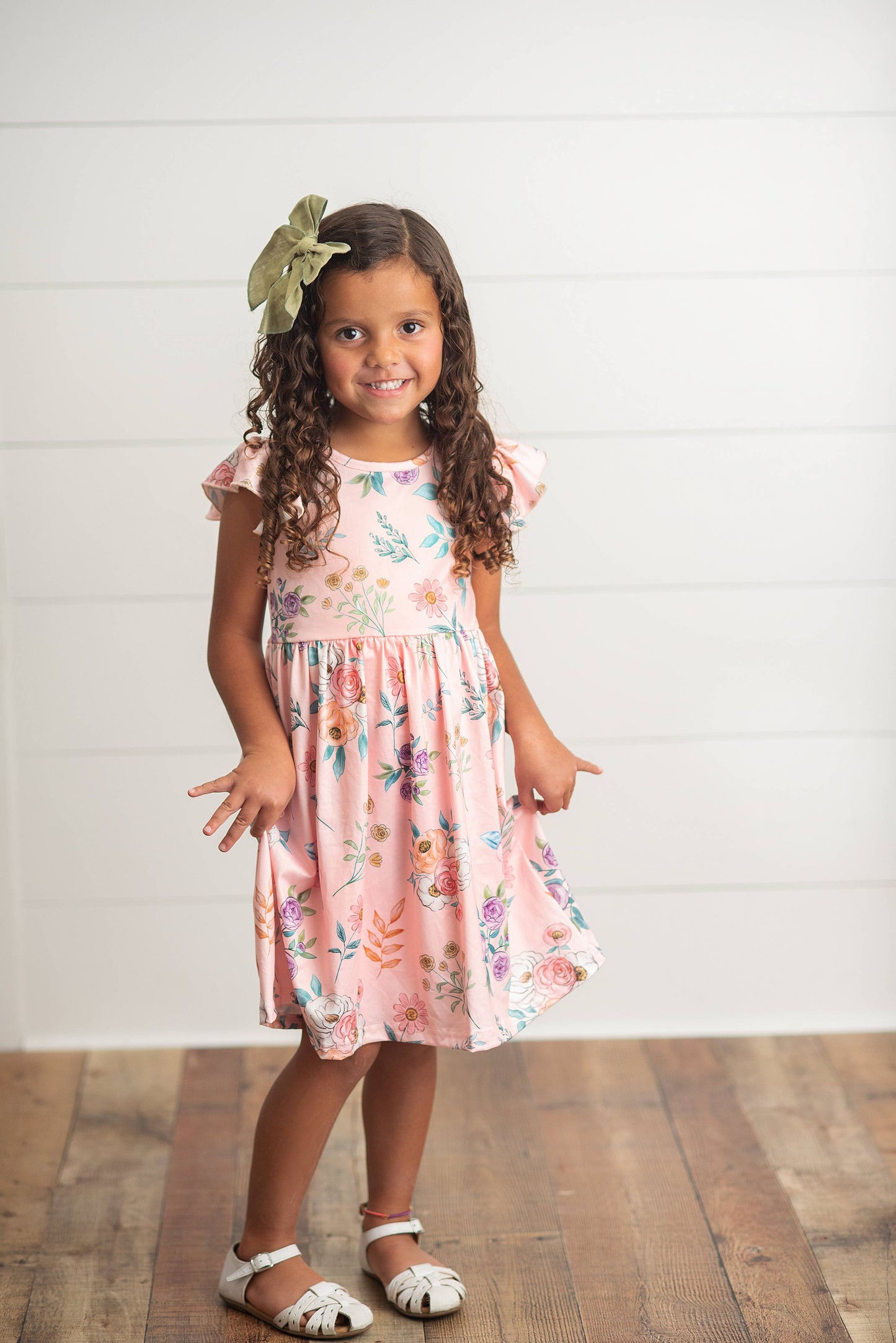 Kids Floral Spring Dress