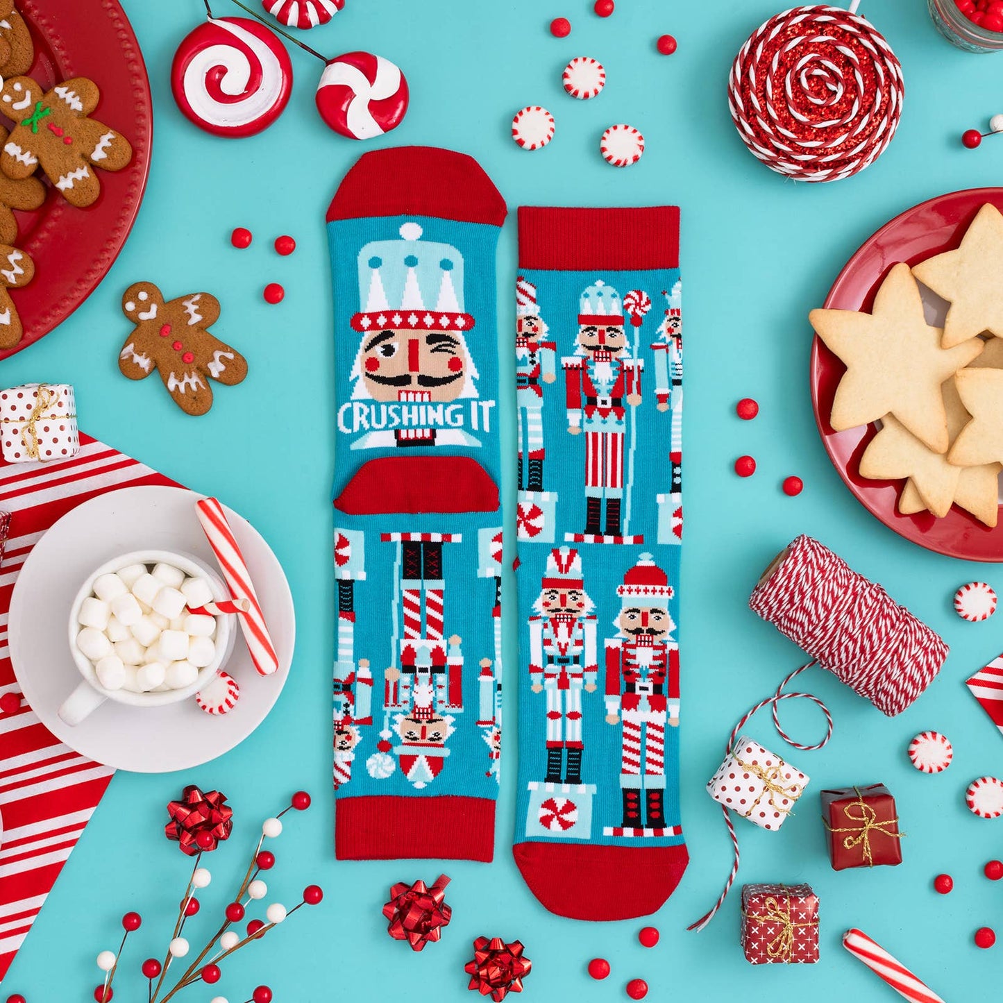 Crushing It Nutcracker Christmas Socks