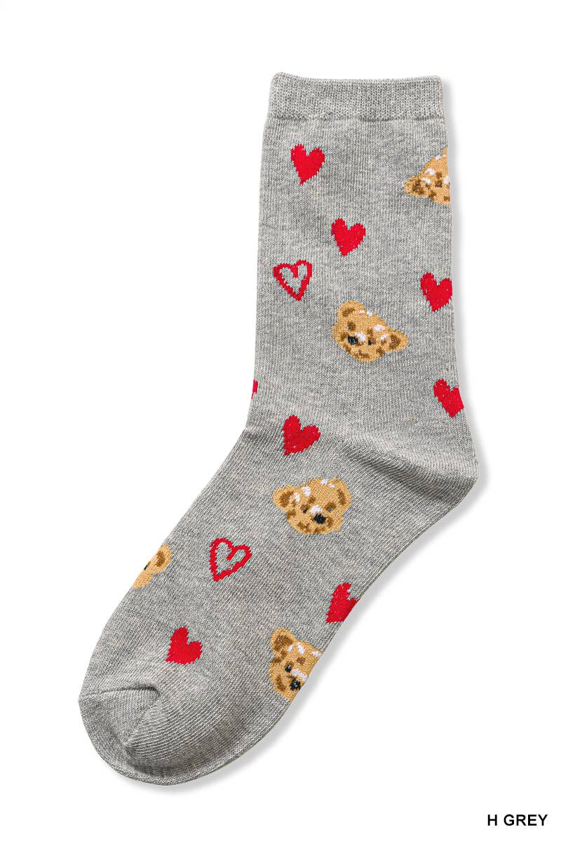 Hearts and Bears Socks