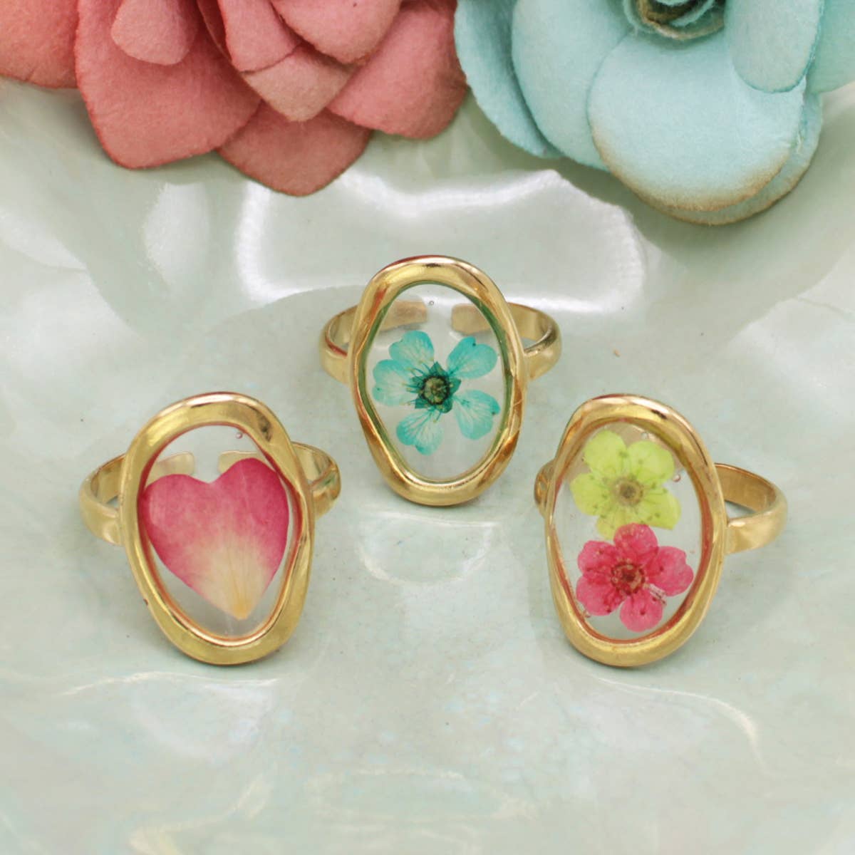 Dried Flower Rings