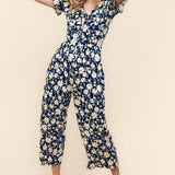 Floral Knit Jumpsuit