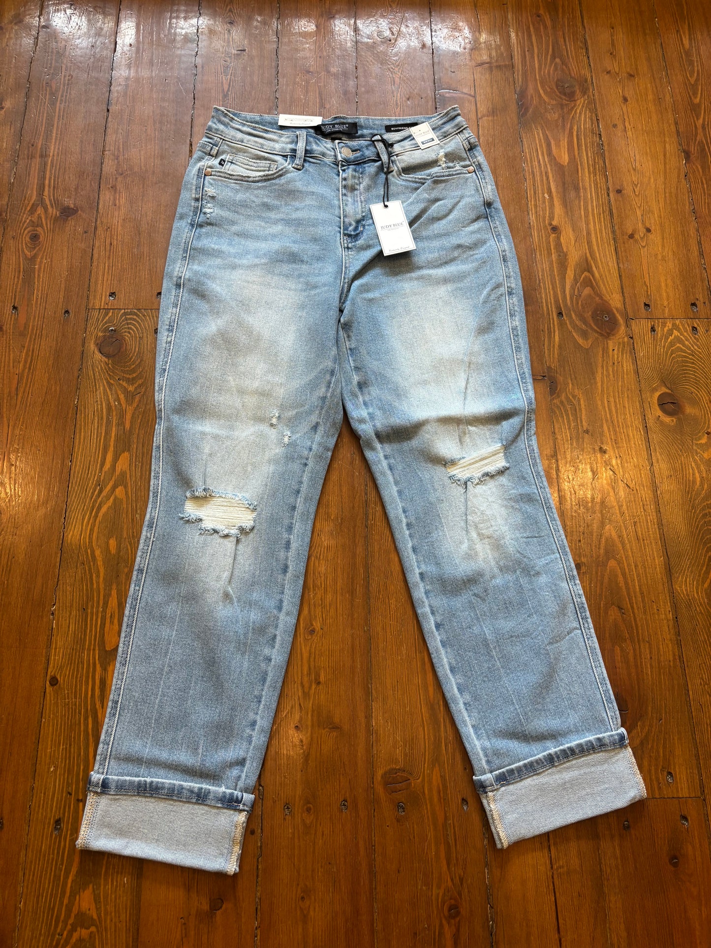 JB Americana Boyfriend Cuffed Jean
