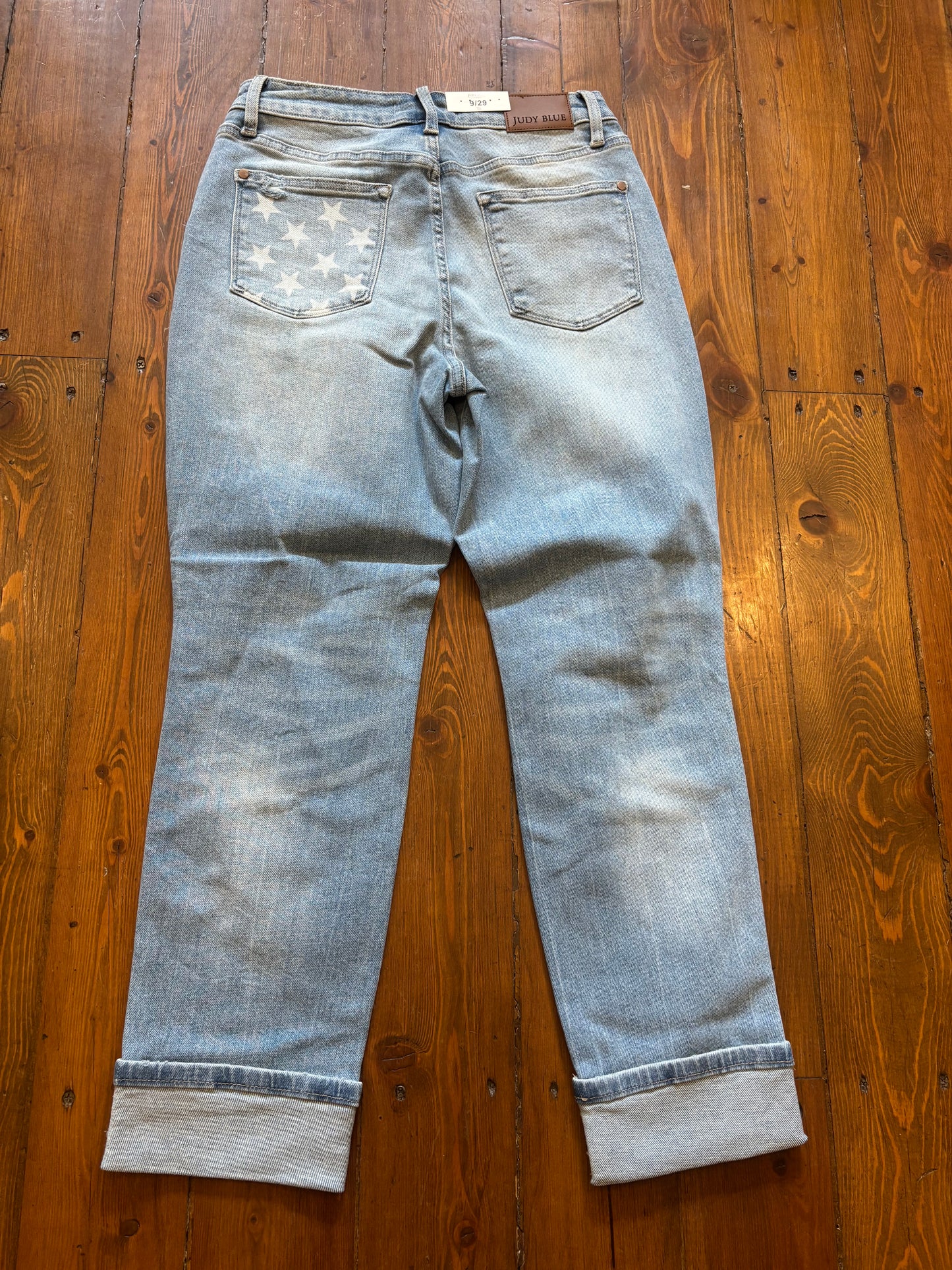 JB Americana Boyfriend Cuffed Jean