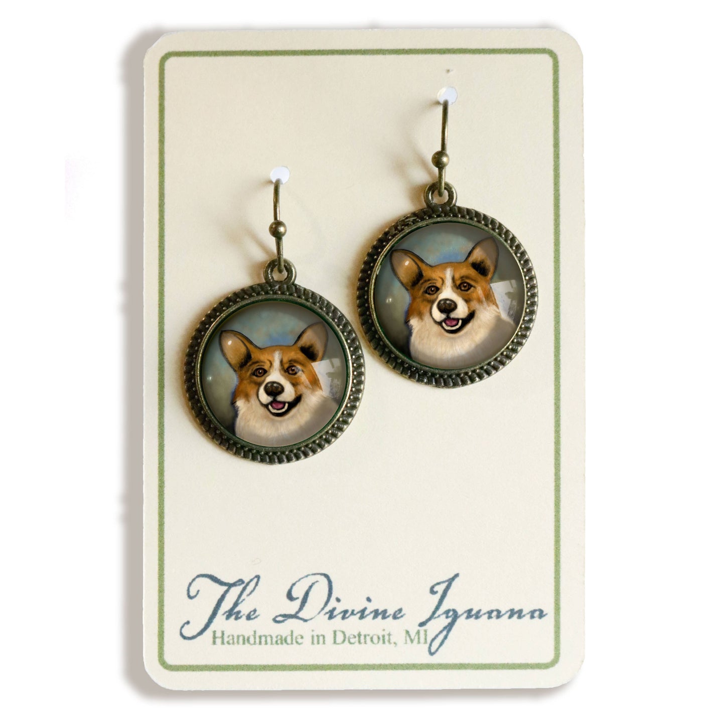 Corgi Dog Earrings
