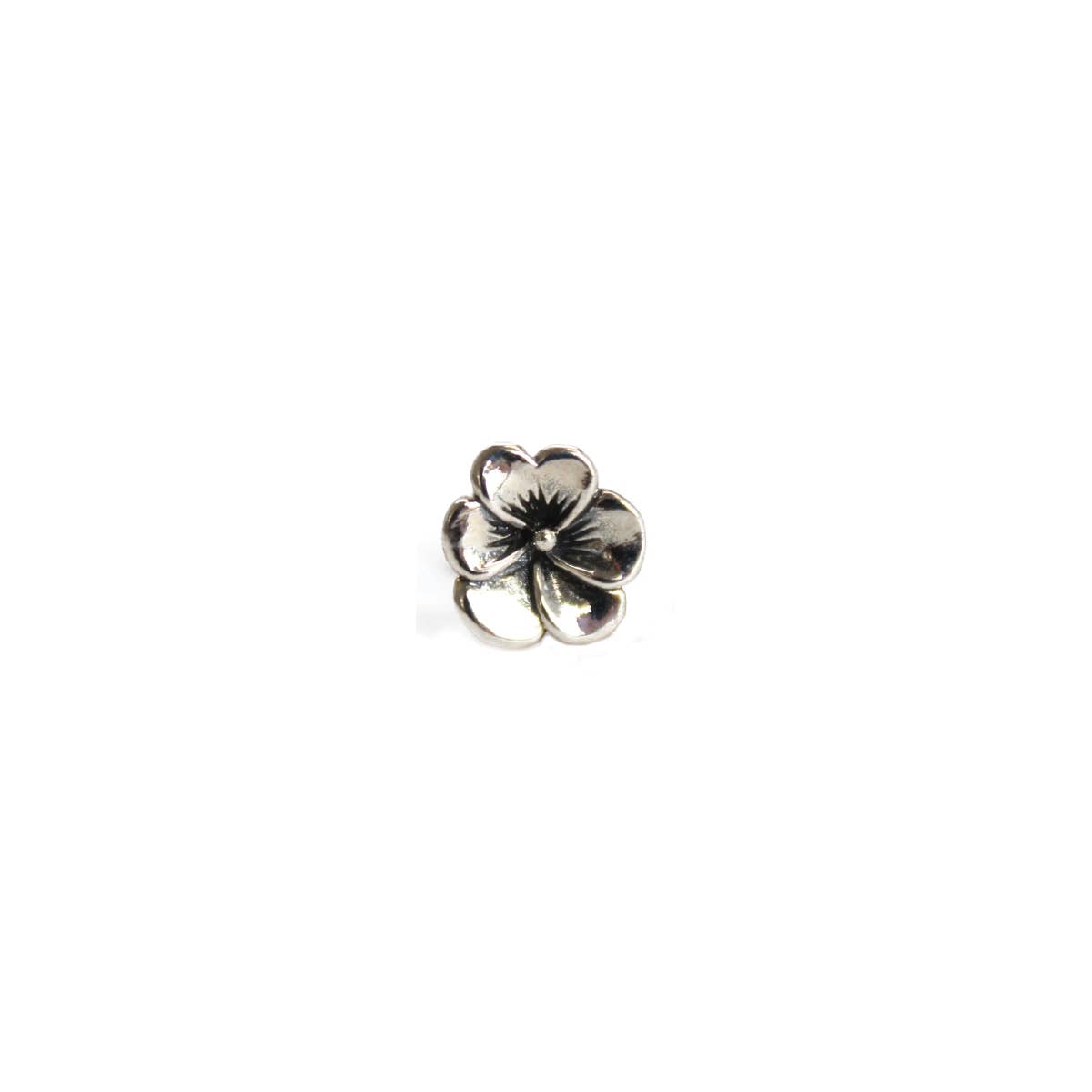 Silver Flower Earrings