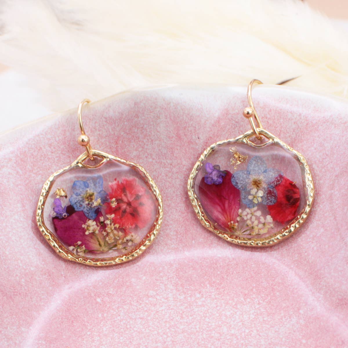 Cottage Dried Flower Earrings