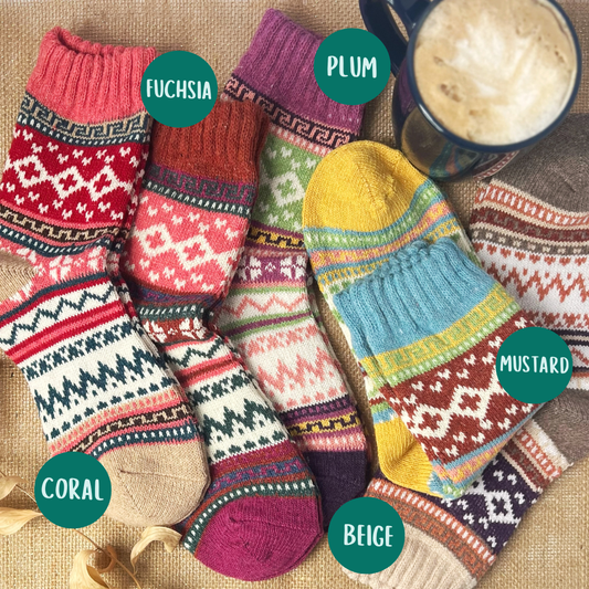 Eisley Retro Chevron Socks