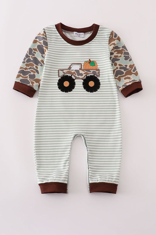 Camo Pumpkin Romper