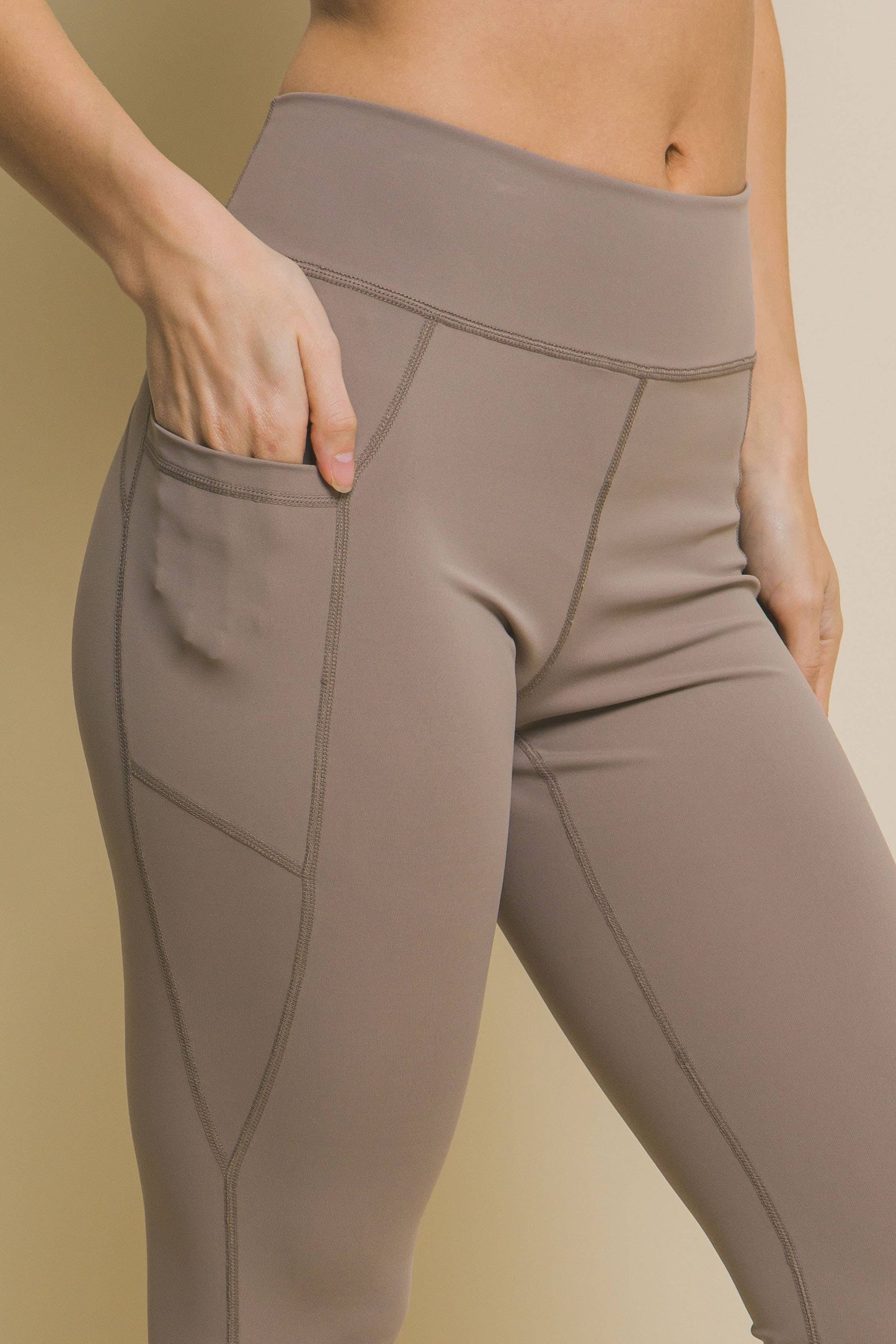 Mocha Leggings with Pockets