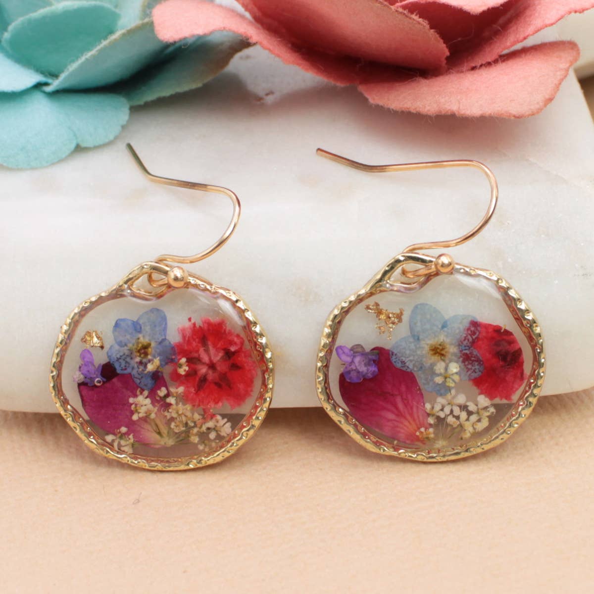 Cottage Dried Flower Earrings
