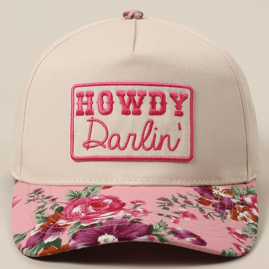 HOWDY Darlin' Floral Hat