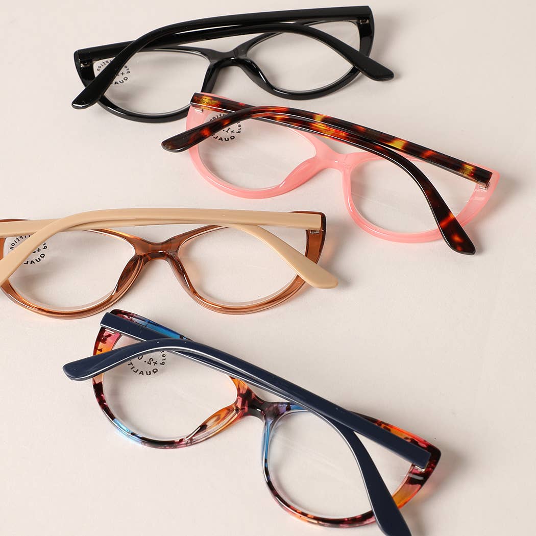 Multicolor Cat Eye Reading Glasses