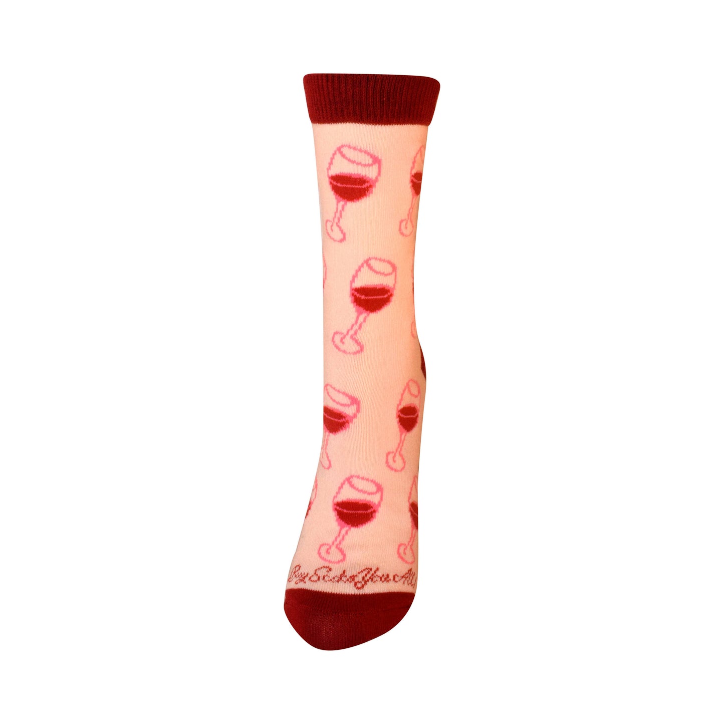 Wine Glasses Women's Socks