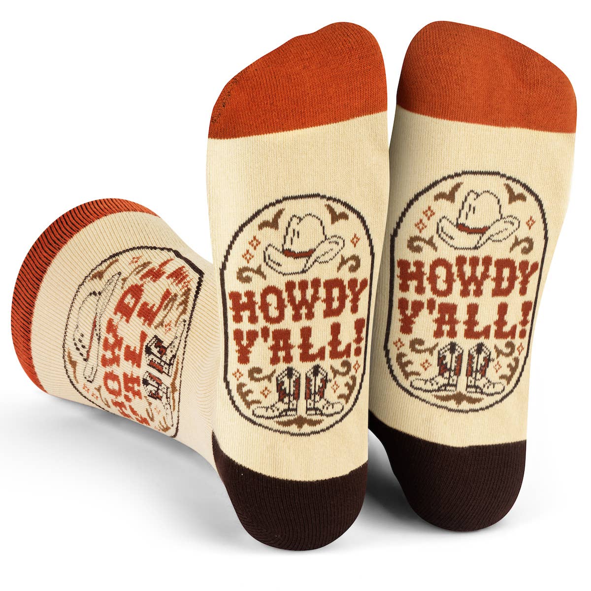 Howdy Y'all Western Themed Socks