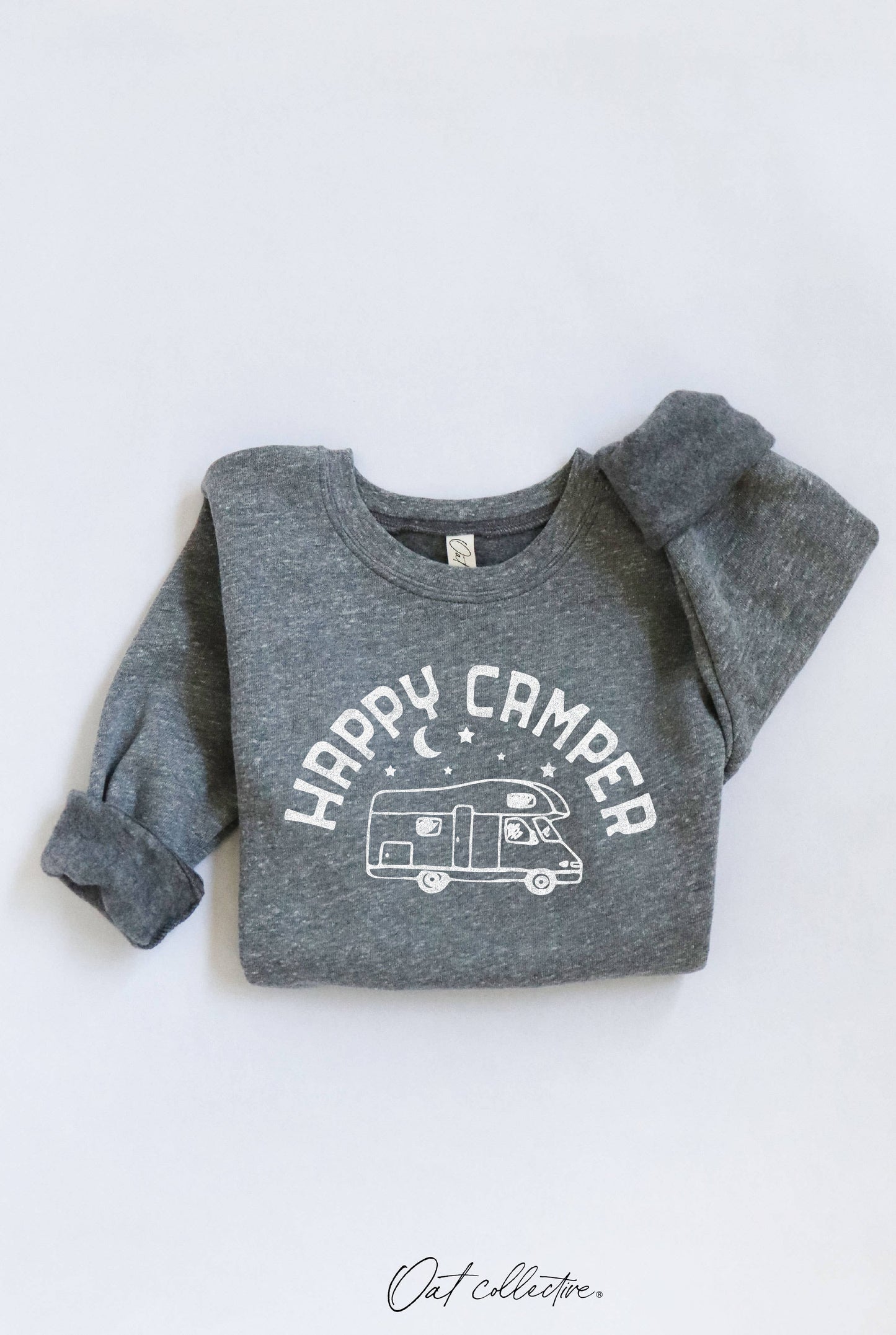 Happy Camper Kids Graphic Sweatshirt