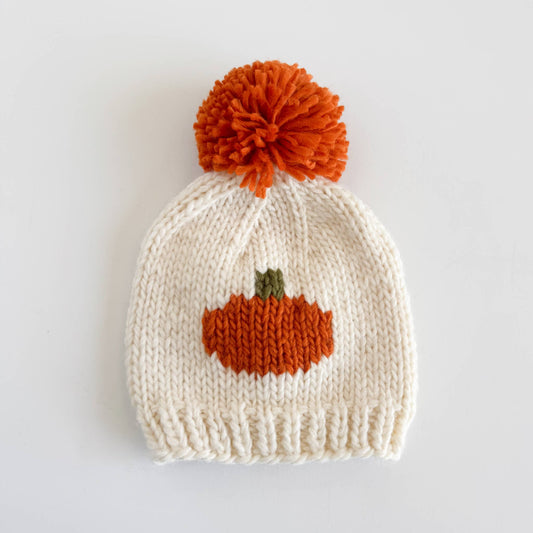 Baby & Toddler Knit Pumpkin Hat