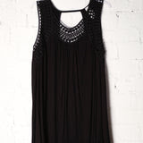 Black Crochet Tank