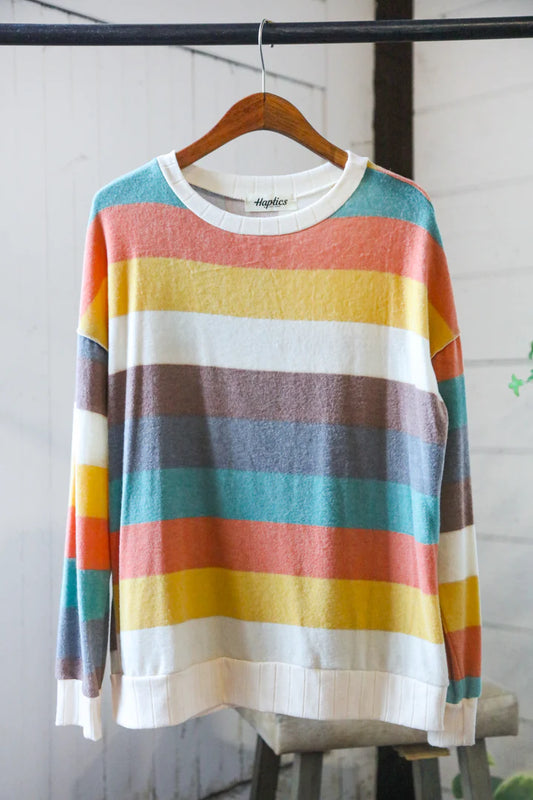 Brushed Stripe Top