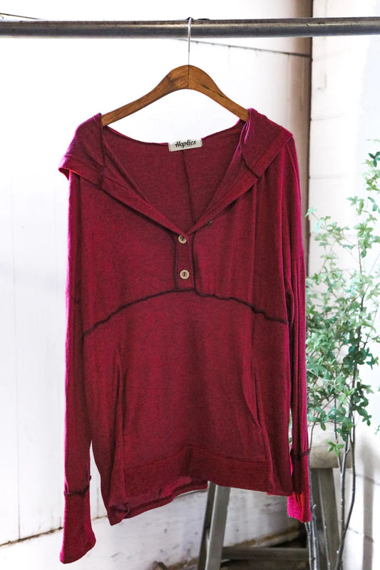 Burgundy Hoodie