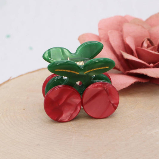 Mini Cherry Hairclip