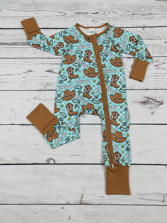 Baby Western Sleeper - Teal