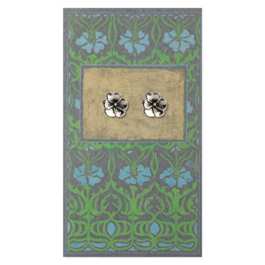 Silver Flower Earrings