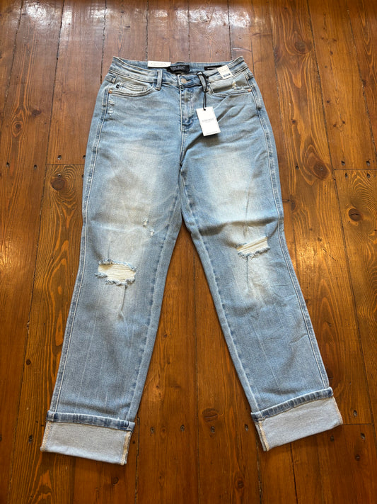 JB Americana Boyfriend Cuffed Jean