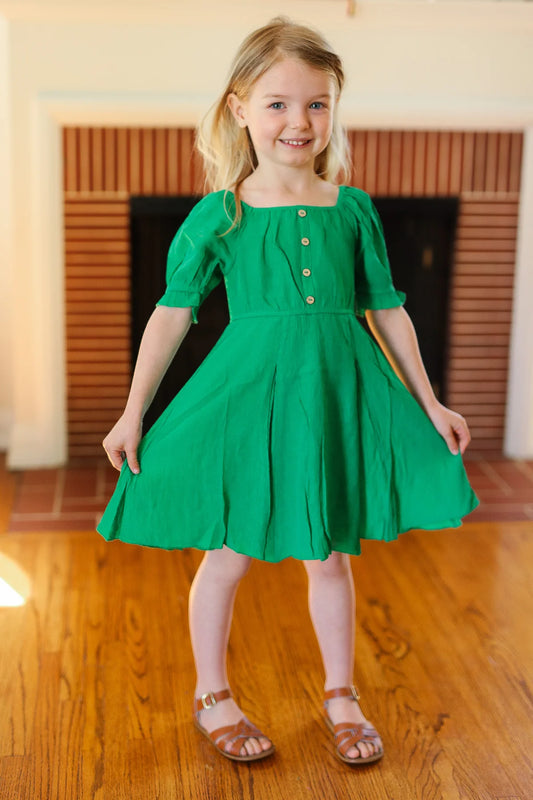 Kids Green Dress