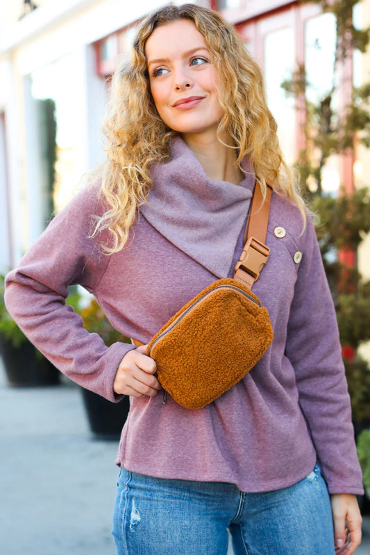 Maple Brown Crossbody Sling Bag