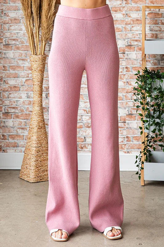 Mauve Sweater Pants