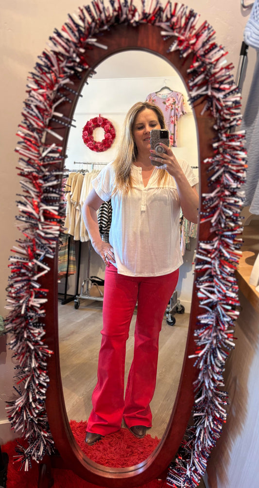 Judy Blue Red Jeans